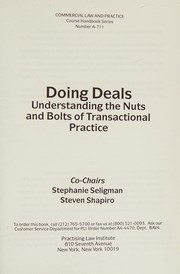 Cover of Doing Deals by Stephanie Seligman
