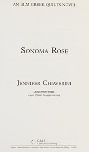 Cover of Sonoma rose by Jennifer Chiaverini