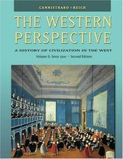 Cover of The Western Perspective by Philip V. Cannistraro