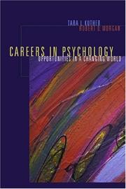 Front cover of Careers in psychology by Tara L. Kuther
