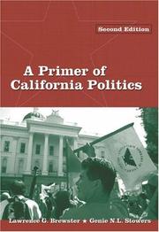 Cover of A primer of California politics by Lawrence G. Brewster