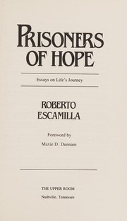Front cover of Prisoners of hope by Roberto Escamilla