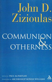Front cover of Communion and otherness by Jean Zizioulas