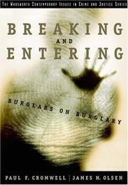 Front cover of Breaking and entering by Paul F. Cromwell