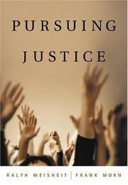 Front cover of Pursuing justice by Ralph A. Weisheit