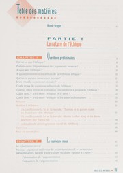 Cover of L' éthique by Pierre Blackburn