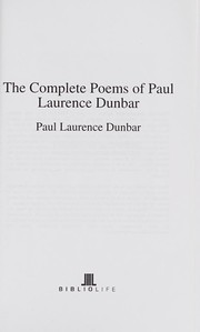 Cover of The complete poems of Paul Laurence Dunbar by Paul Laurence Dunbar