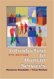 Cover of An introduction to human services by Marianne Woodside