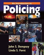Cover of An introduction to policing by John S. Dempsey