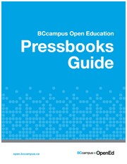 Cover of Pressbooks Guide by Lauri M. Aesoph