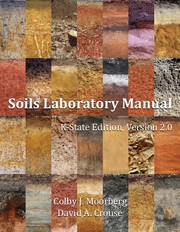 Front cover of Soils Laboratory Manual by Colby J. Moorberg