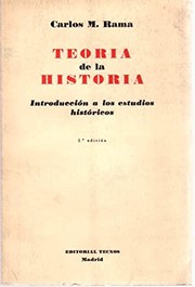 Cover of Teoría de la historia by Rama, Carlos M.