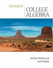 Cover of Essentials of College Algebra (with CD-ROM) by Michael Holtfrerich