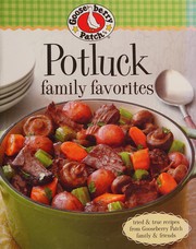 Front cover of Potluck Family Favorites by Gooseberry Patch