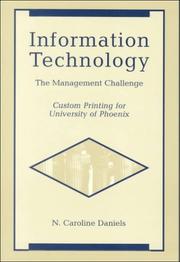 Cover of Information technology by Caroline Daniels