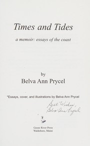 Front cover of Times and tides by Belva Ann Prycel