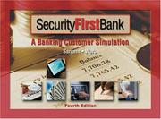 Cover of Security First Bank Simulation by Patsy Hall Sargent