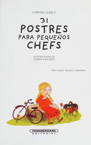 Cover of 31 postres para pequeños chefs by Corinne Albaut