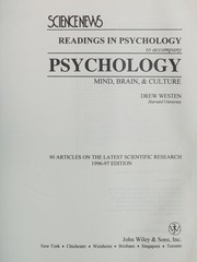 Cover of Psychology by Westen