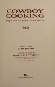 Cover of Cowboy cooking by Thomas M. Watson
