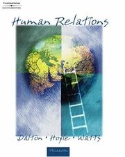 Cover of Human Relations by Marie Dalton