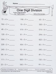 Cover of Multiplication and division drills by Paul Laporte