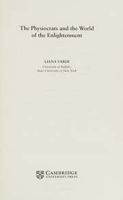 Front cover of The physiocrats and the world of the Enlightenment by Liana Vardi