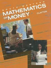 Front cover of South-Western mathematics of money by Cheryl Clayton