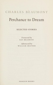 Front cover of Perchance to Dream by Beaumont, Charles