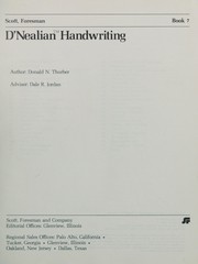 Cover of D'Nealian handwriting by Donald N Thurber
