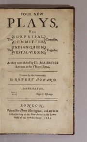 Cover of Four new plays by Sir Robert Howard