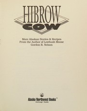Cover of Hibrow cow by Gordon R. Nelson