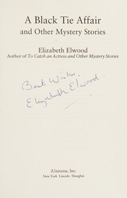 Cover of Black Tie Affair and Other Mystery Stories by Elizabeth Elwood
