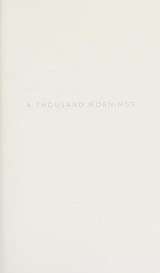 Cover of A thousand mornings by Mary Oliver