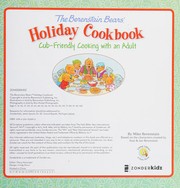 Cover of The Berenstain Bears' holiday cookbook by Mike Berenstain