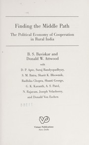 Cover of Finding the Middle Path by B. S. Baviskar