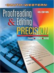 Cover of Proofreading & Editing Precision by Larry G. Pagel