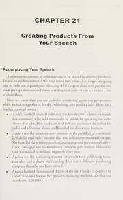 Front cover of Business of Successful Speaking by Andrea H. Gold