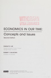 Cover of Economics in our time by Dwight R. Lee