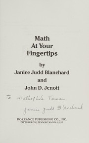 Cover of Math at Your Fingertips by Janice Judd Blanchard
