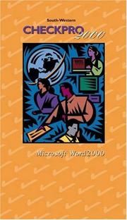 Front cover of CheckPro 2000, Microsoft Word 2000, Site License CD-ROM for College Keyboarding by Susie H. VanHuss, PhD