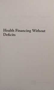 Cover of Health Financing Without Deficits by Philip J. Romero