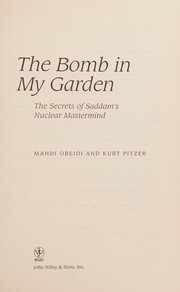 Front cover of The bomb in my garden by Mahdi Obeidi