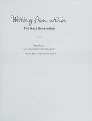 Front cover of Writing from within by Bernard Selling