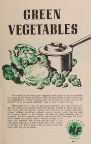 Cover of Green vegetables by Great Britain. Ministry of Food