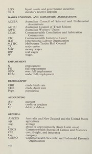 Cover of Australian economic terms by C. E. Noble
