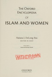 Front cover of The Oxford encyclopedia of Islam and women by Natana J. DeLong-Bas