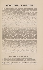 Front cover of Good fare in war-time by Great Britain. Board of Education