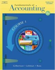 Front cover of Fundamentals of accounting by Claudia Bienias Gilbertson