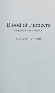 Front cover of Blood of pioneers by Michelle Isenhoff